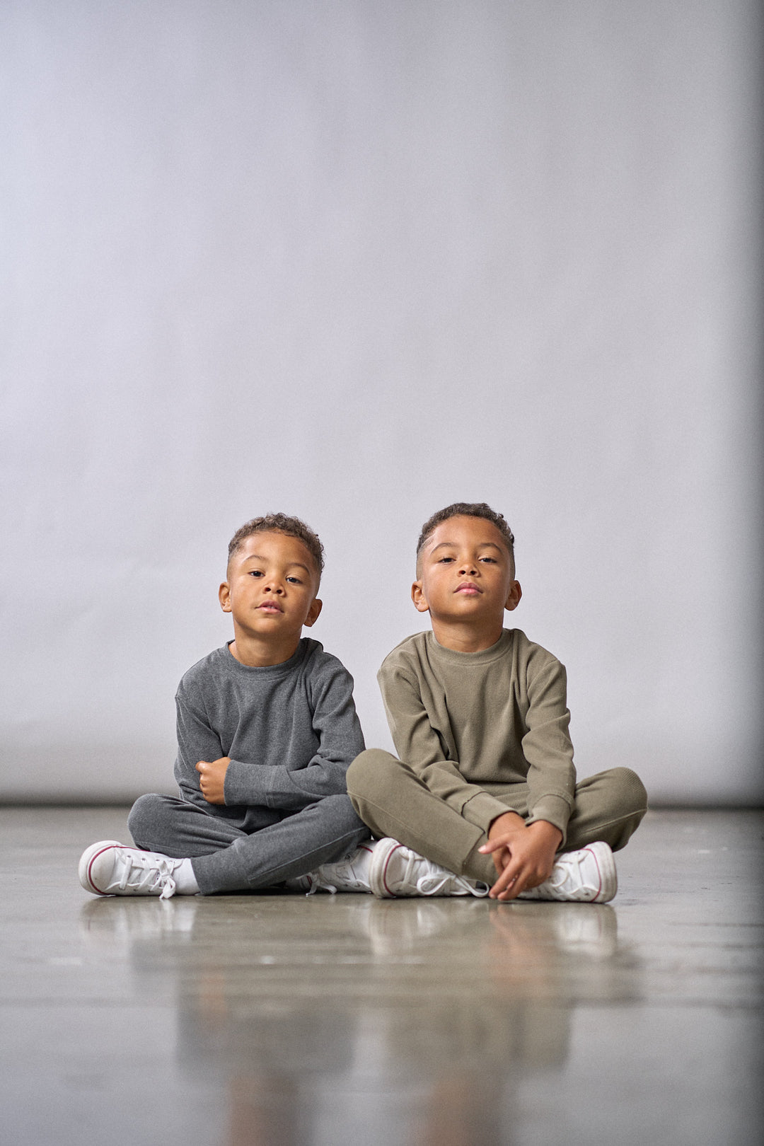 Little Bipsy - Ribbed Joggers in Heathered Charcoal