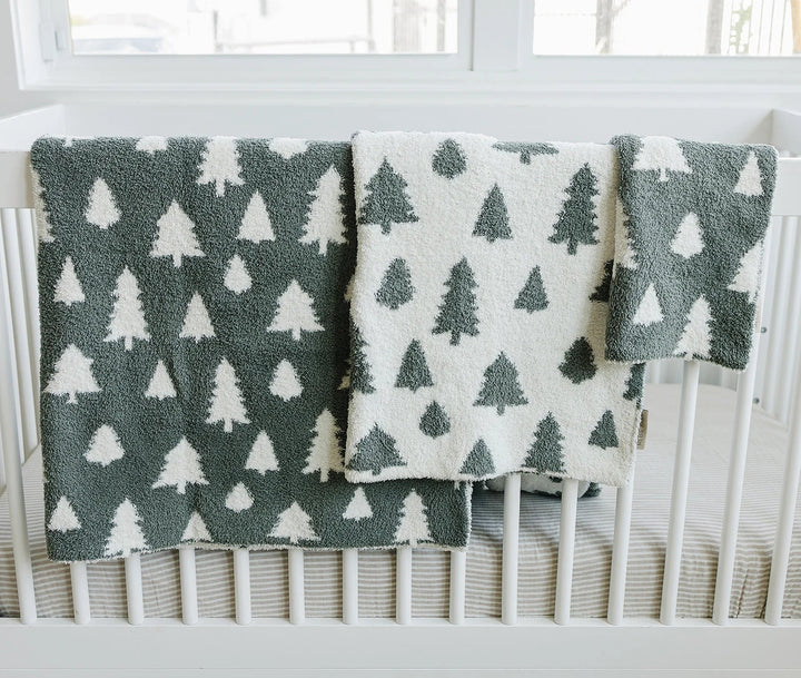 Mebie Baby - Plush Blanket in Pines (3 sizes available)