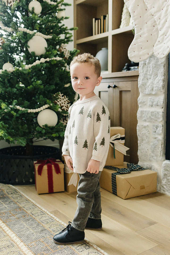 Mebie Baby - Pine Tree Knit Sweater