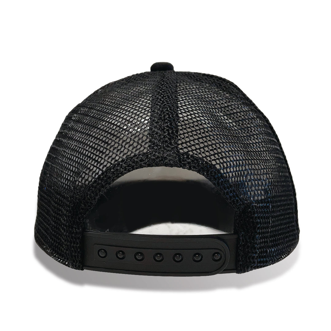 Bubu - Baby/Toddler/Kids Trucker Hats - CAPTAIN in Black