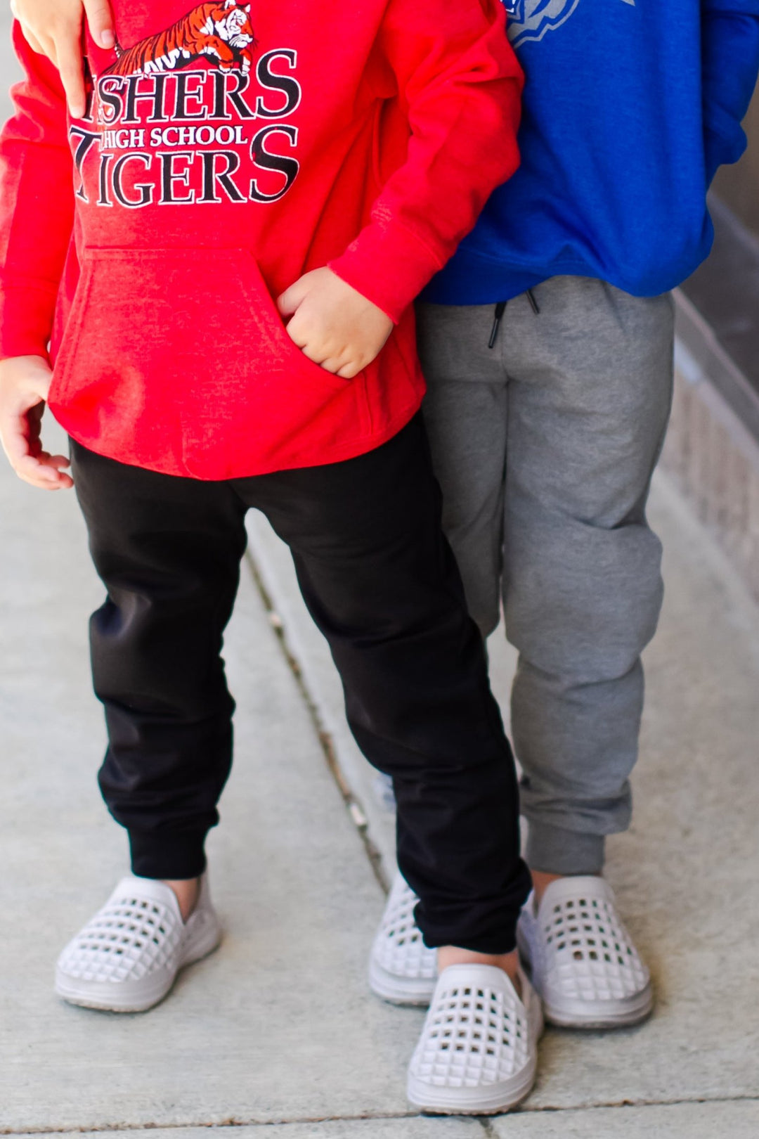 boys Mayoral black joggers