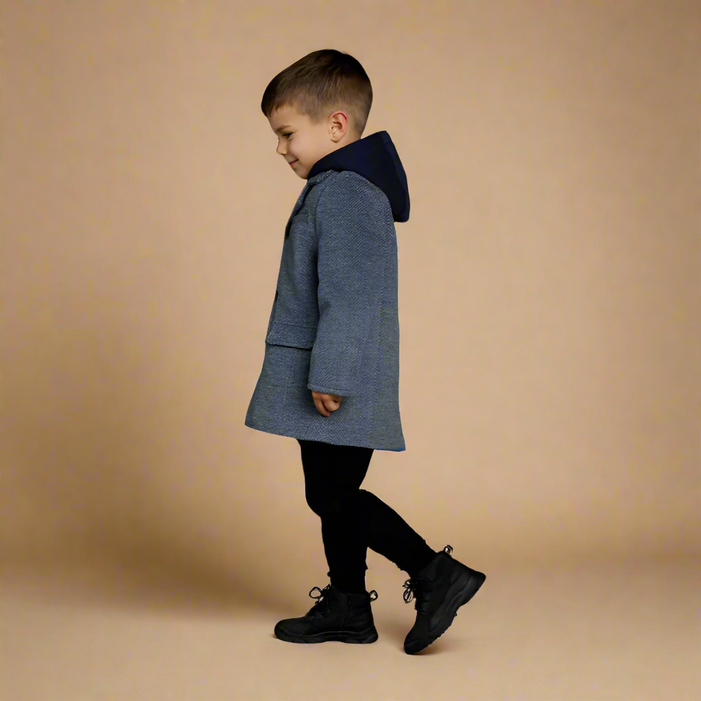 boys blue dress coat