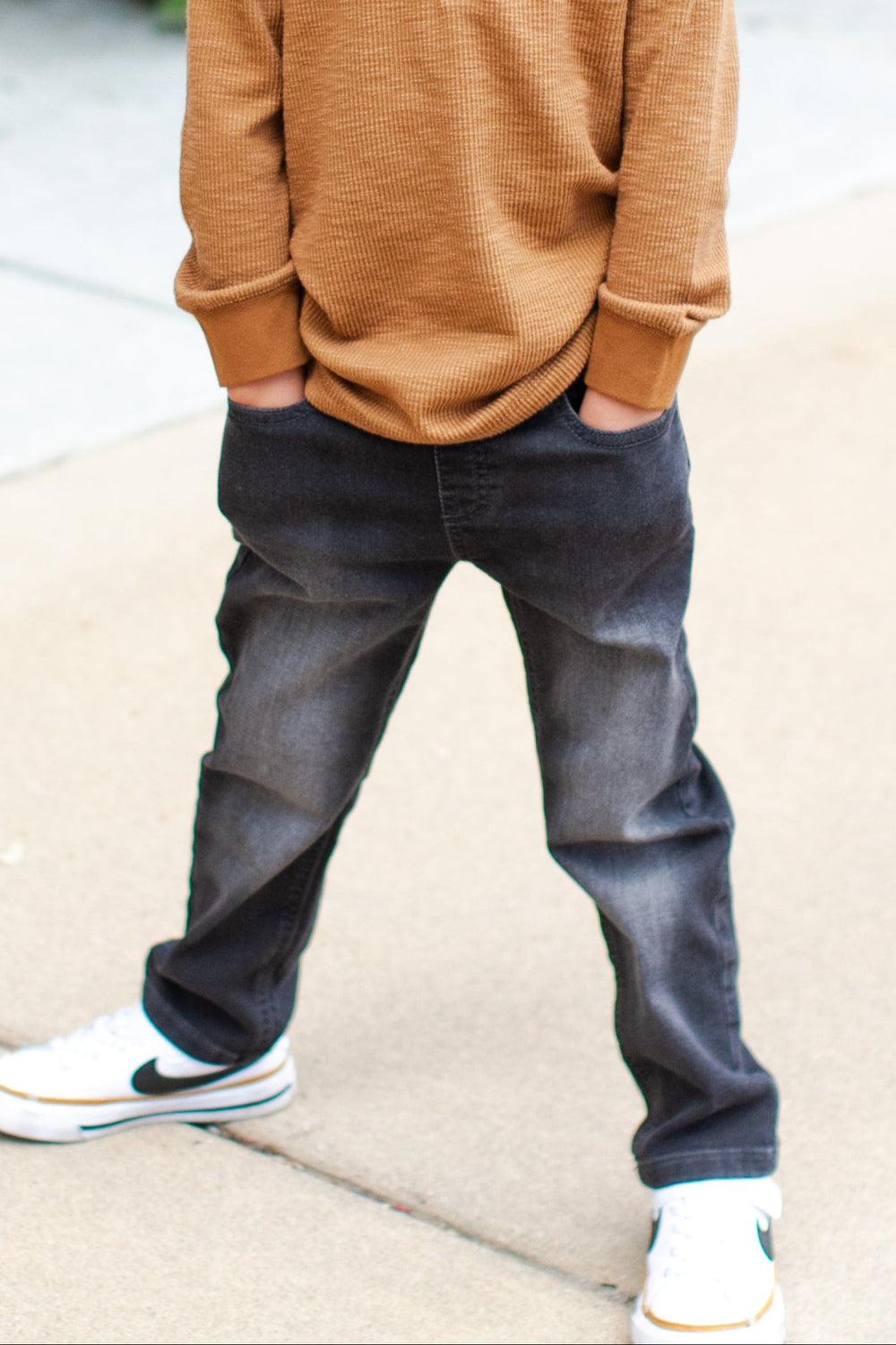 boys soft black jeans