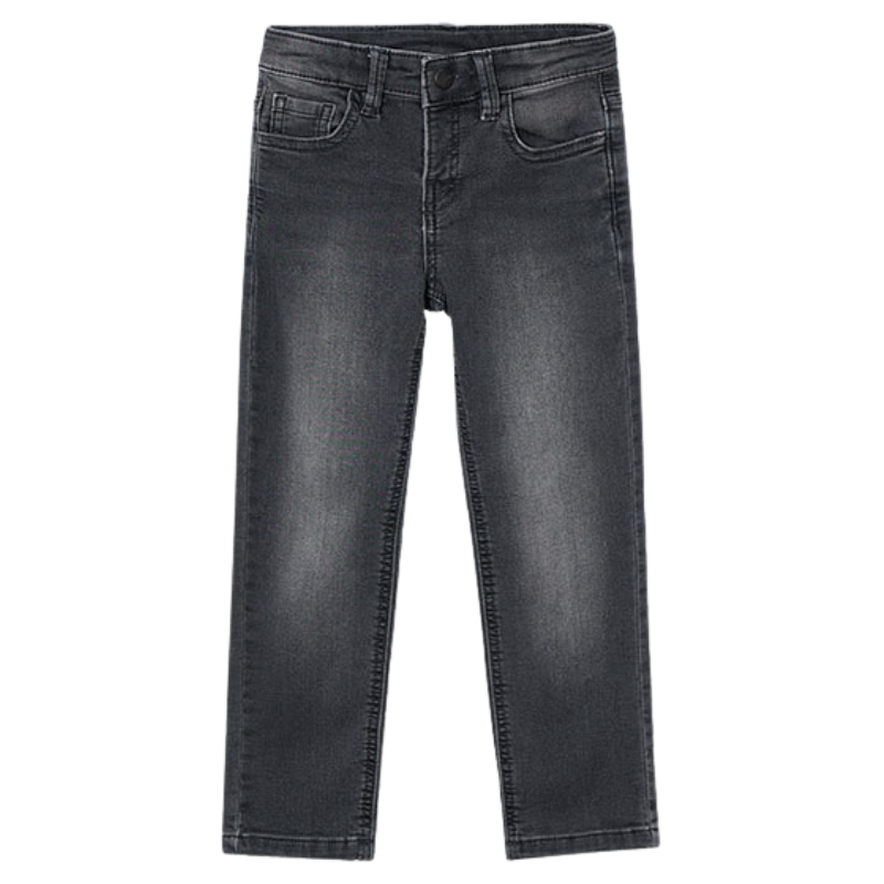 boys soft denim jeans dark grey