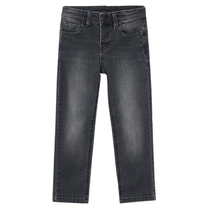 boys soft denim jeans dark grey