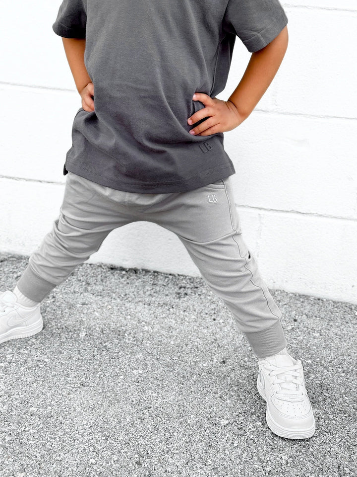 Little Bipsy - Elevated Tees 3-Pack in Greys (4/5 and 8)