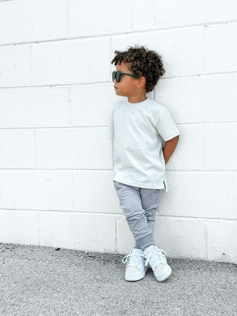 Little Bipsy - Elevated Tees 3-Pack in Greys (4/5 and 8)