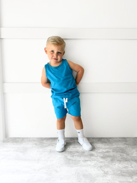 Little Bipsy - Elevated Tank Top in Electric Blue (8)
