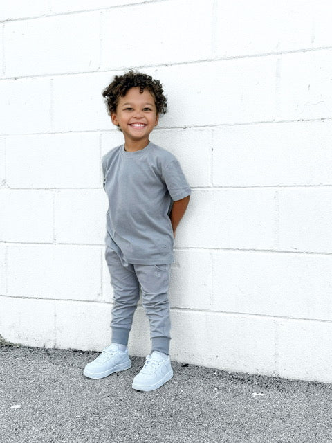 Little Bipsy - Elevated Tees 3-Pack in Greys (4/5 and 8)