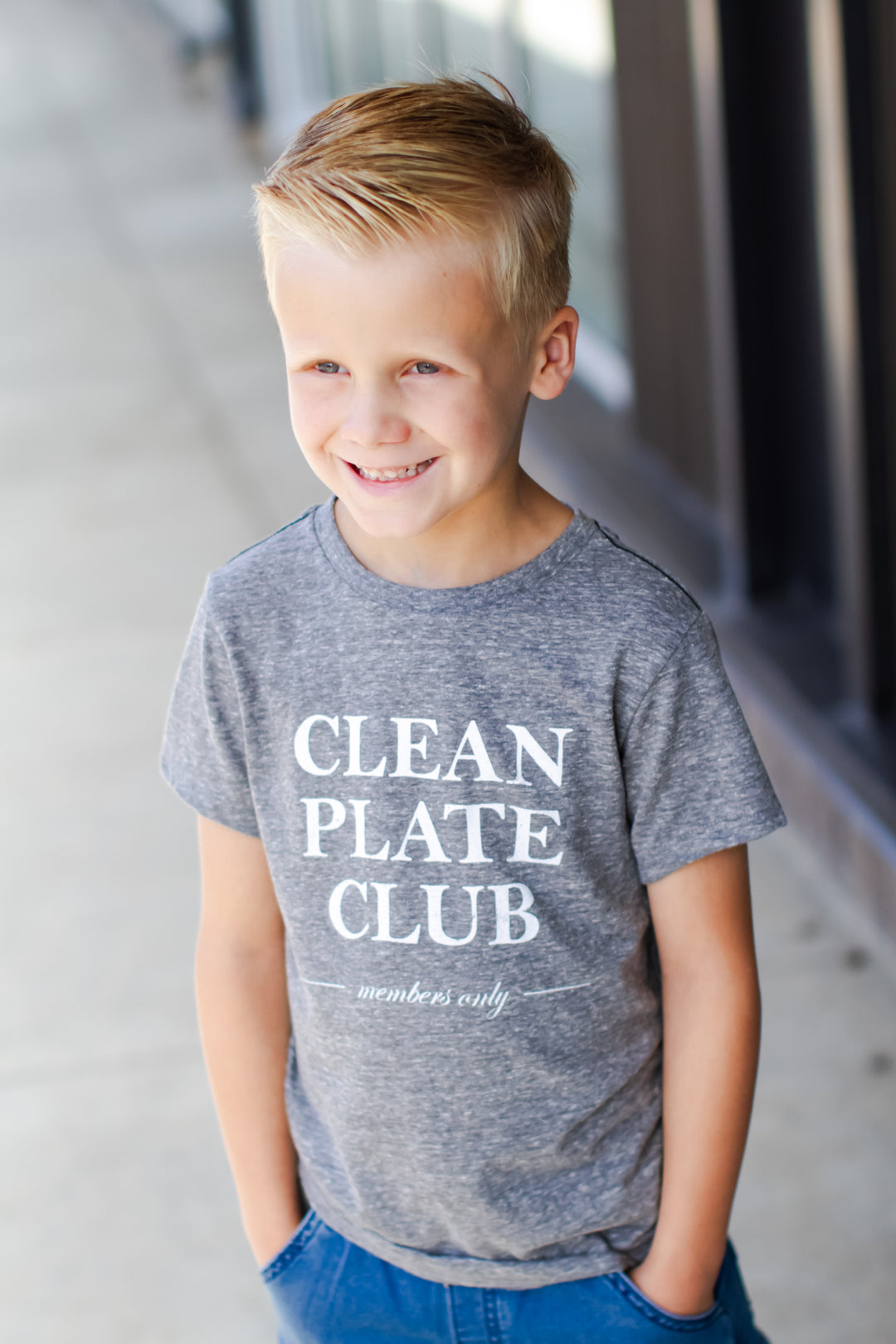 kids clean plate club shirt