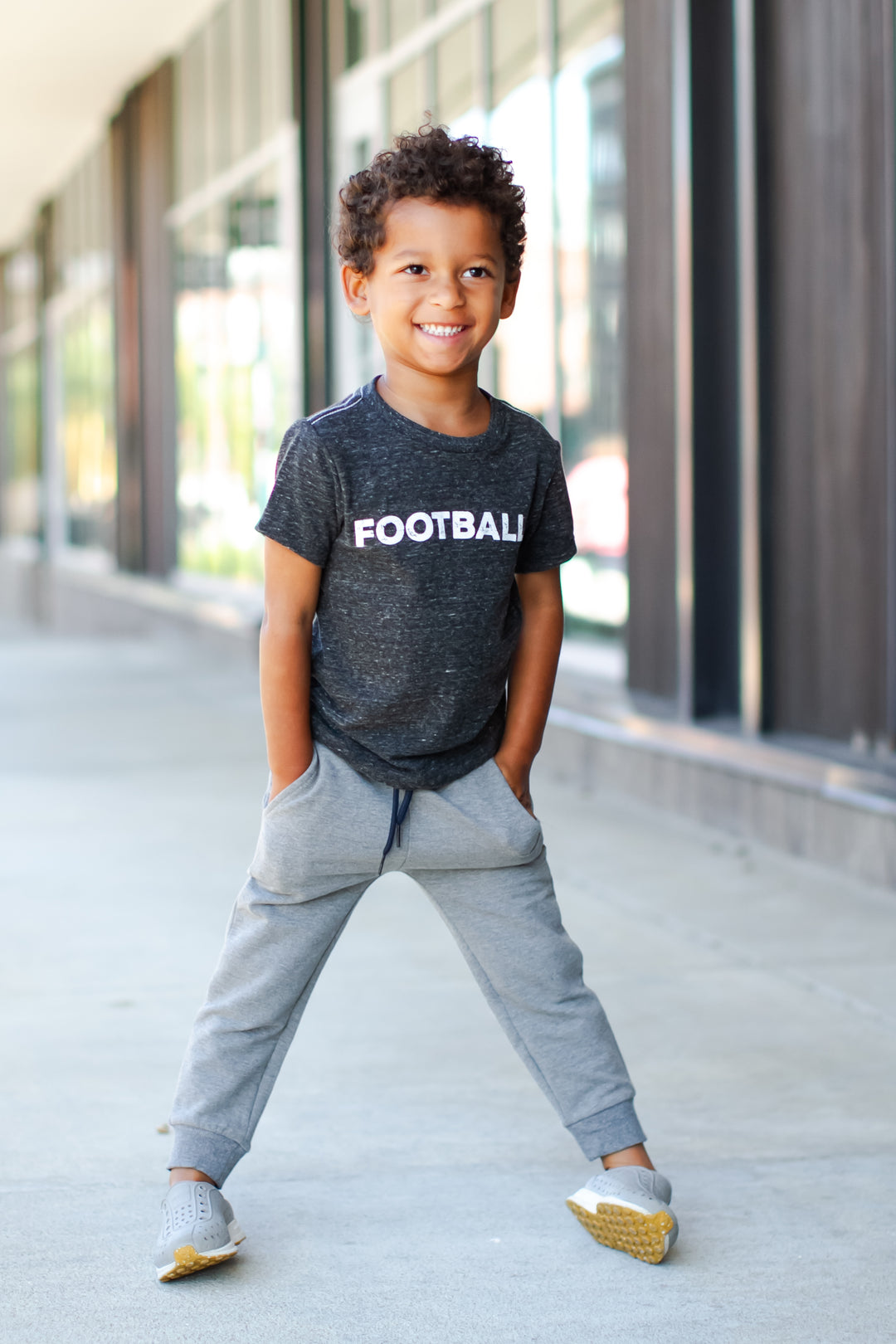 kids football tee