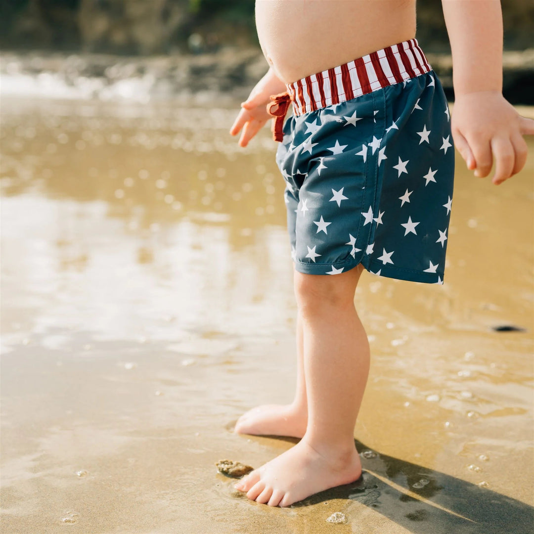 Mebie Baby - Stars and Stripes Swim Shorts
