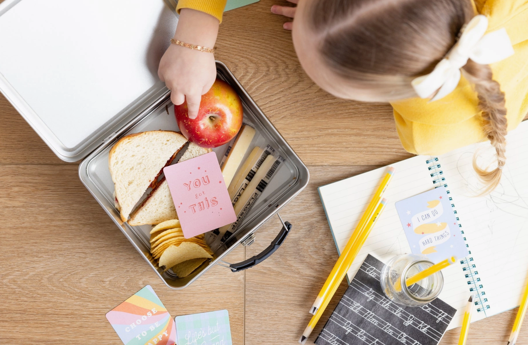 put a note in your child's lunch