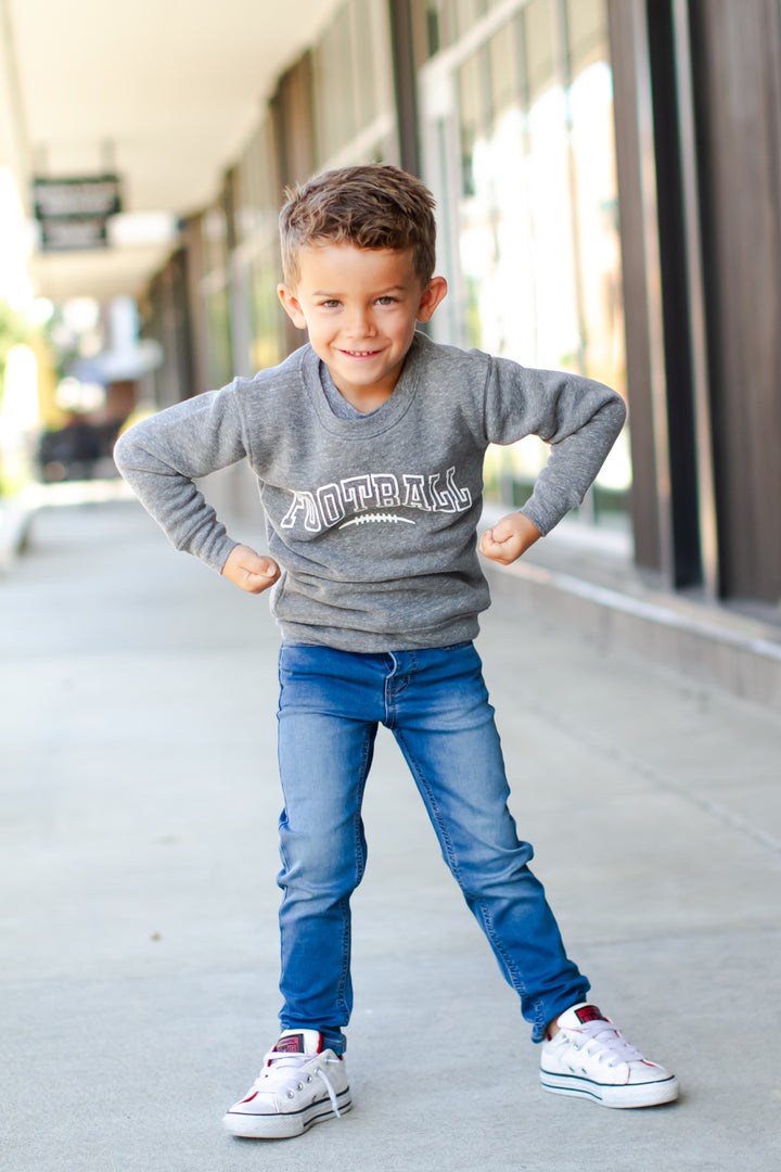 toddler boys football sweatshirt