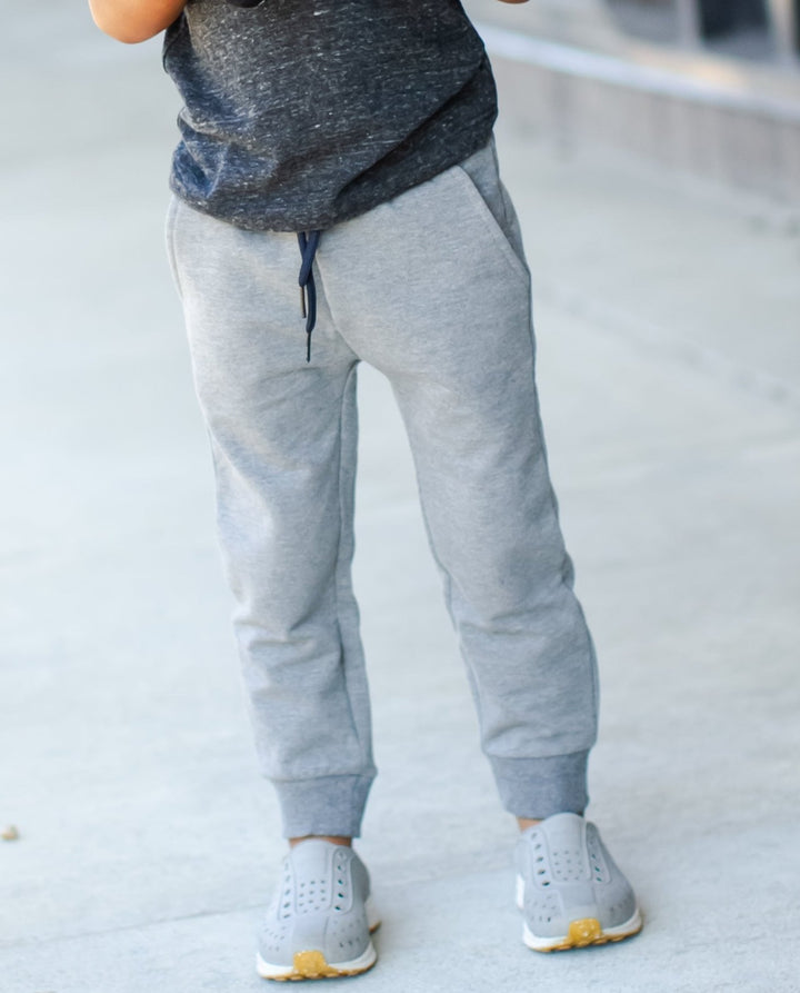 toddler boys heather grey joggers