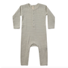 Quincy Mae - Ribbed Baby Jumpsuit in Fern Stripe