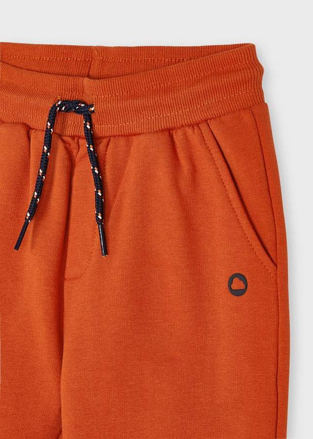 Mayoral - Boys Fleece Joggers in Orange