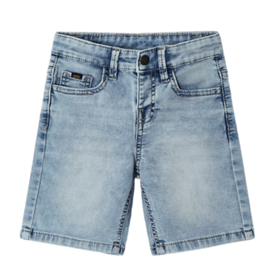 Mayoral - Soft Denim Shorts in Light Blue