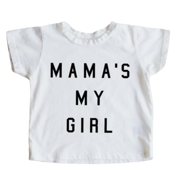 Ford and Wyatt - Mama's My Girl Tee in Off-White (6Y)
