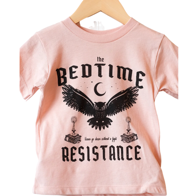 Ambitious Kids - Bedtime Resistance Tee in Vintage Pink