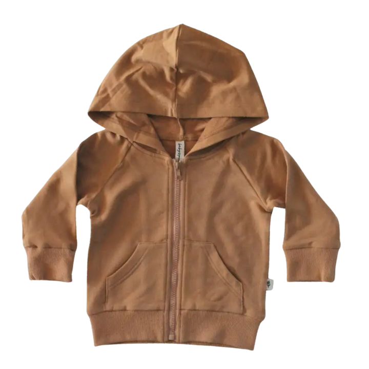 Babysprouts - Hooded Zip Jacket in Butterscotchy