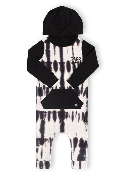 Rags to Raches tie dye Hooded Rag