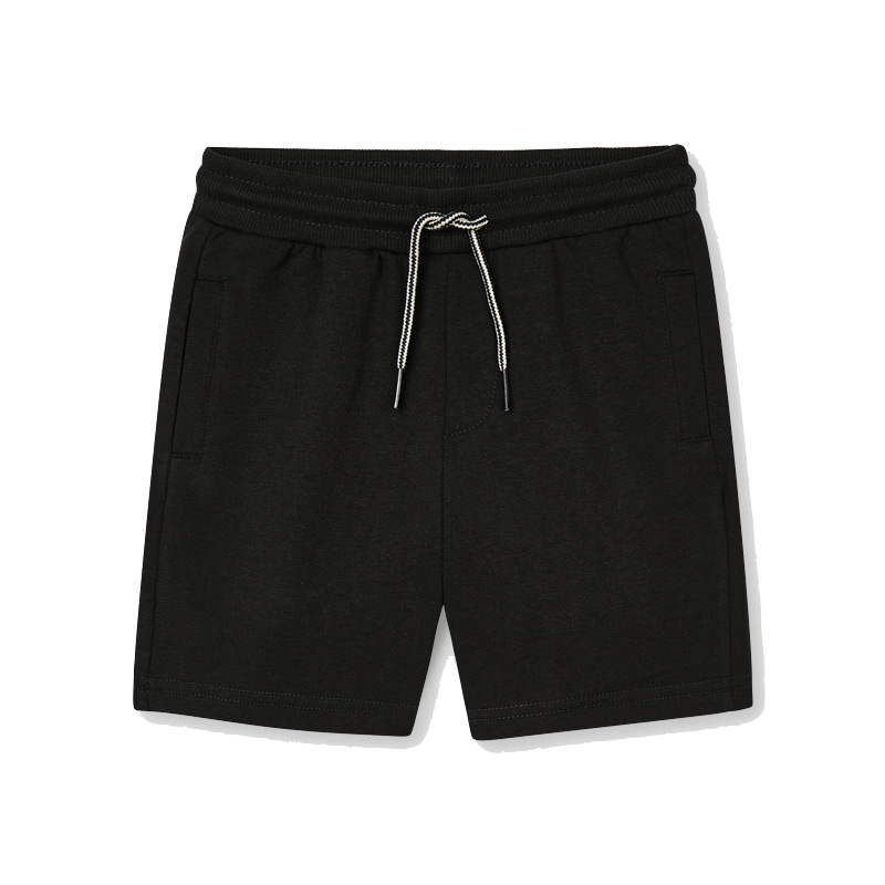 Mayoral boys black fleece shorts