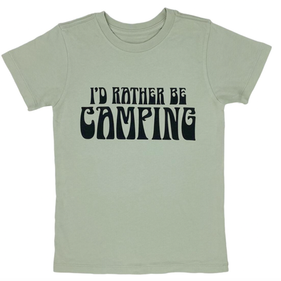 Tiny Whales - Rather Be Camping Tee in Yucca