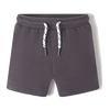 Mayoral - Baby Drawstring Fleece Shorts in Dark Grey