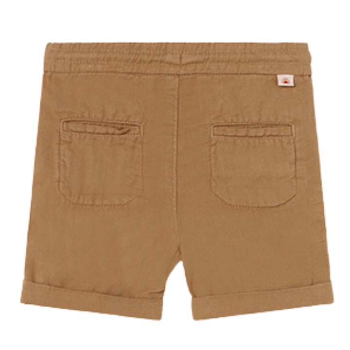 Mayoral - Baby Linen Relaxed Shorts in Camel