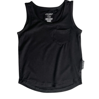 boys black tank top