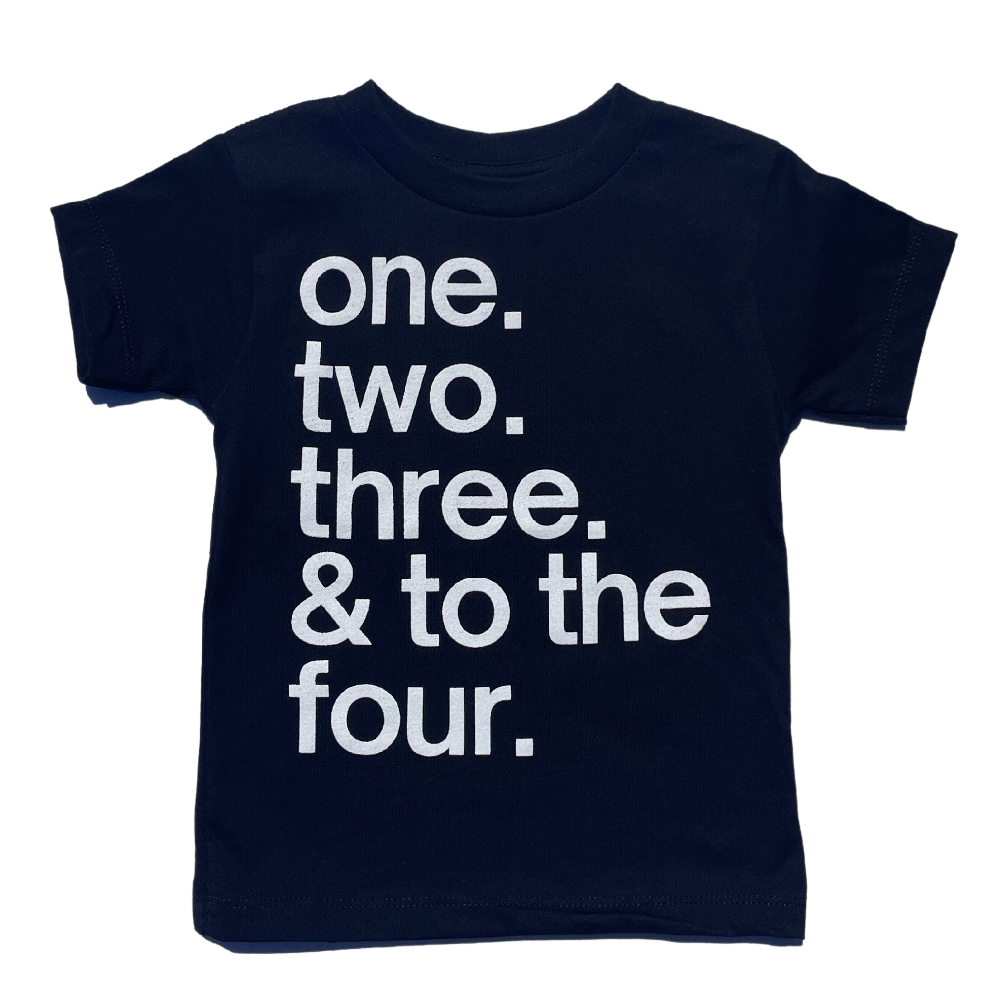 Roman \u0026 Leo - One, Two, Three and to the Four Tee in Black – Roman \u0026 Leo |  Cool, Trendy Boys Clothes