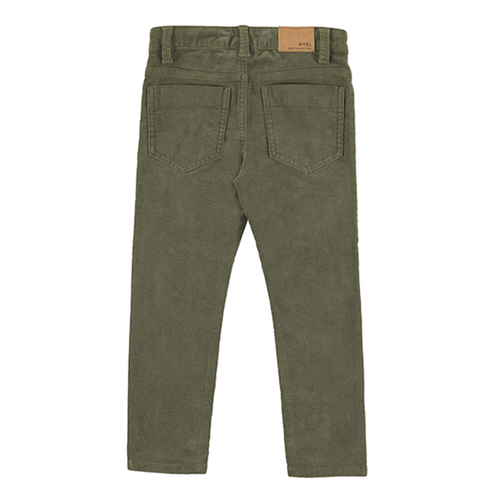 Mayoral - Boys Slim Fit Cord Trousers in Pine