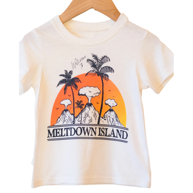 Ambitious Kids - Meltdown Island Tee in Natural (4T)