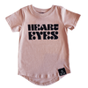 Trilogy Design Co - Heart Eyes Tee in Powdered Pink