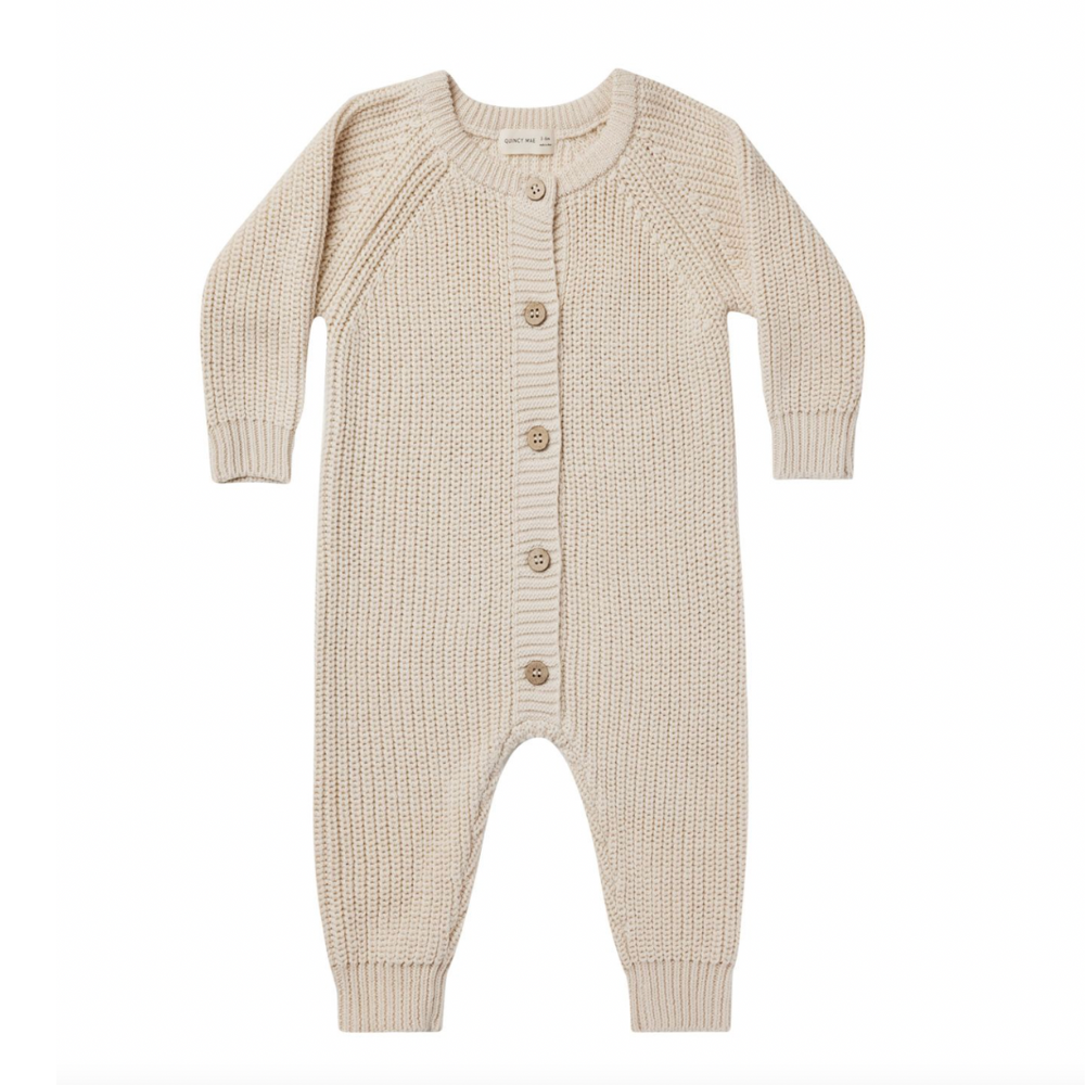 Quincy Mae chunky knit jumpsuit