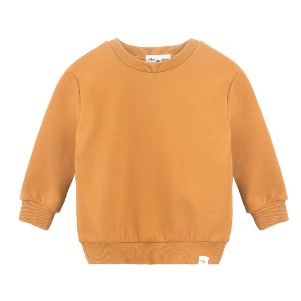 Miles - Long Sleeve Sweatshirt in Gold