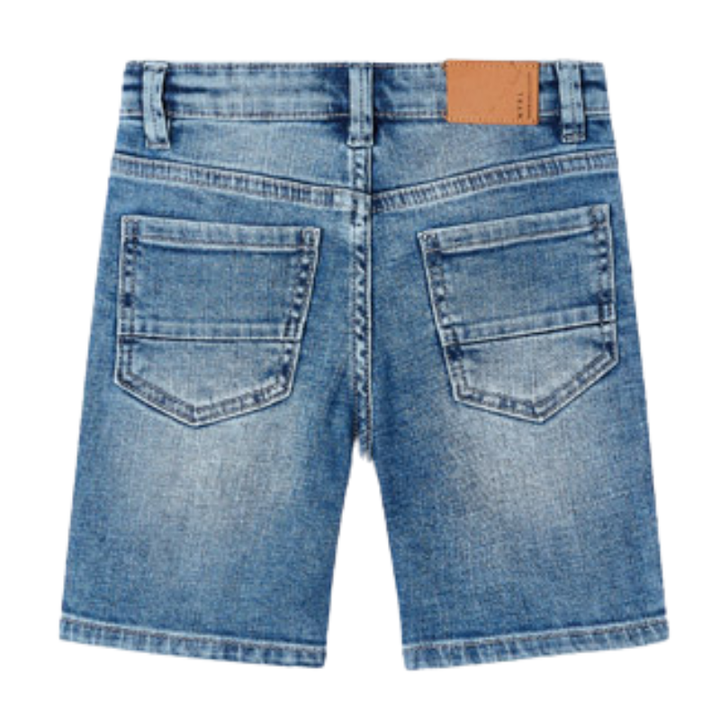 Mayoral - Boys Basic Denim Shorts in Medium Blue