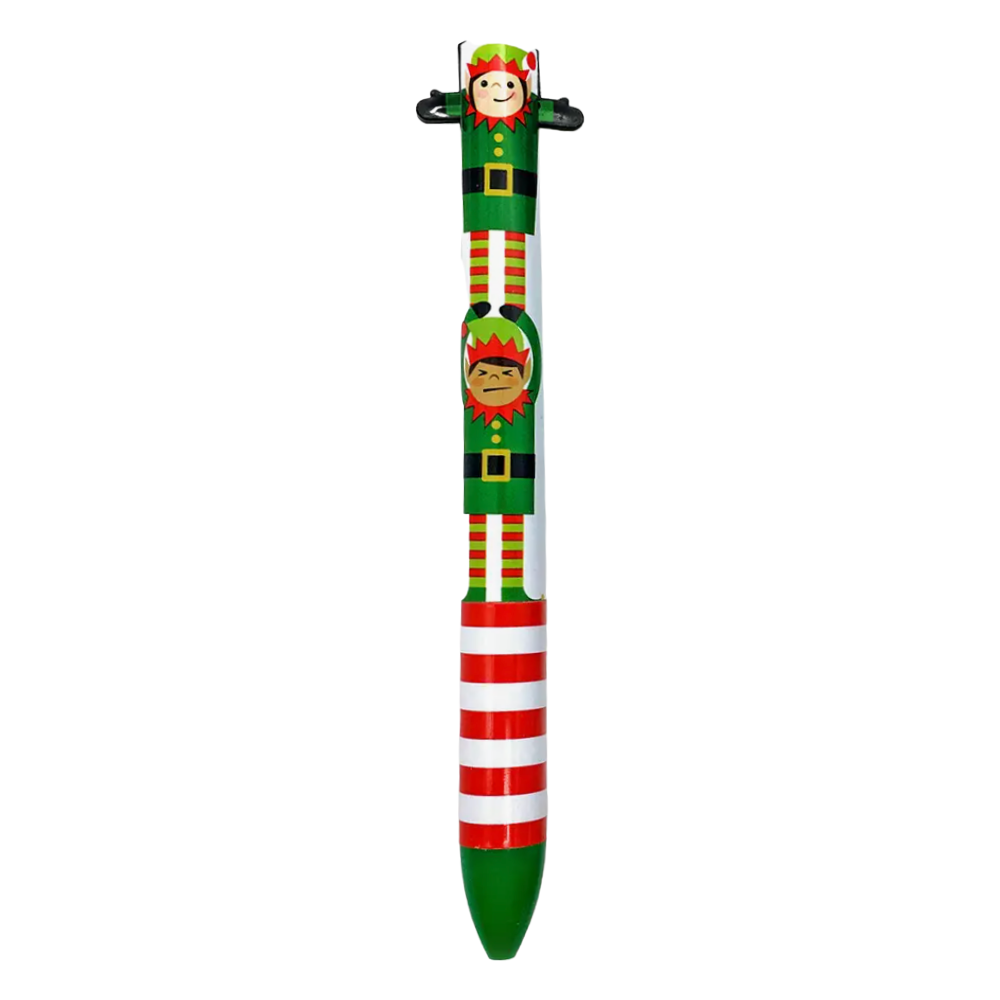 Snifty - Twice As Nice Holiday Two-Color Click Pen - 6 Styles