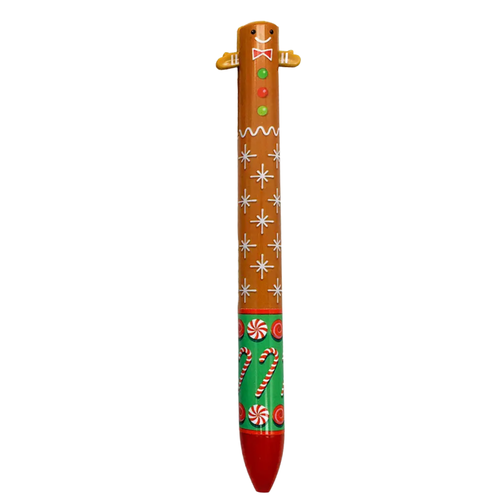 Snifty - Twice As Nice Holiday Two-Color Click Pen - 6 Styles