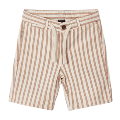 Mayoral - Boys Striped Cotton Shorts