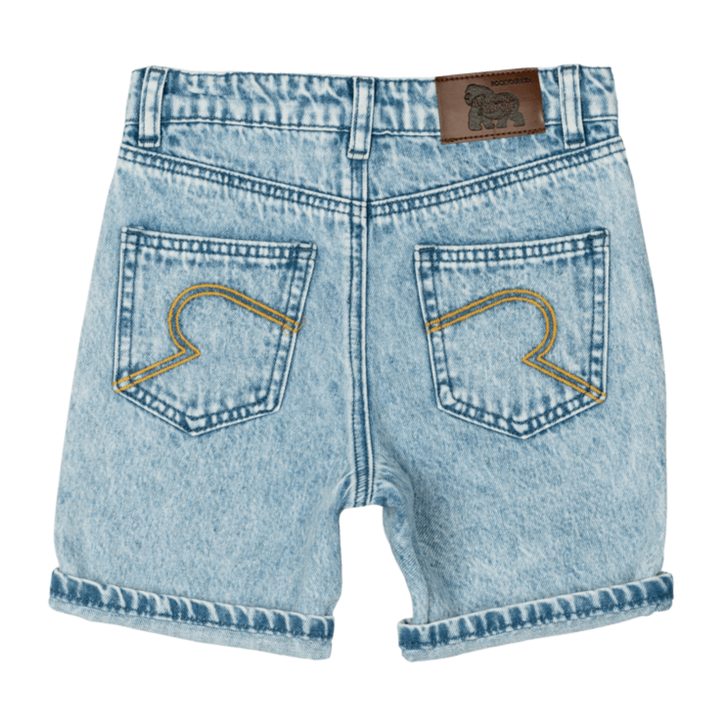 Rock Your Kid - Ripped Denim Shorts in Indigo (3)