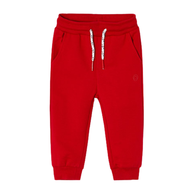 Mayoral Baby boy joggers in red