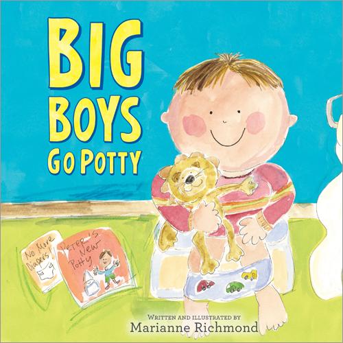 Big Boys Go Potty - Hardcover Book