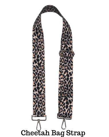 Ahdorned Cheetah Bag Strap