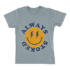 Tiny Whales - 'Always Stoked' Tee in Slate