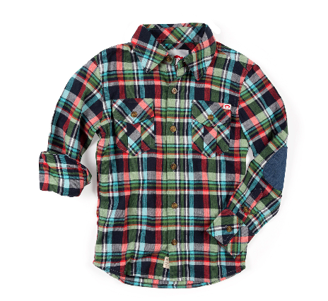 Appaman boys flannel in vineyard plaid