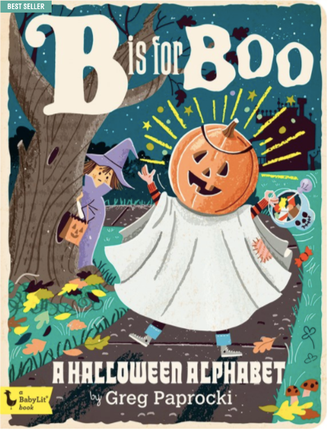 B is for BOO Halloween alphabet book