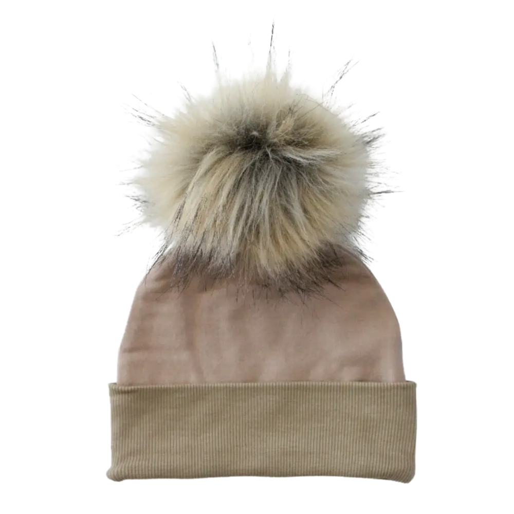 Babysprouts - Pom Hat in Taupe