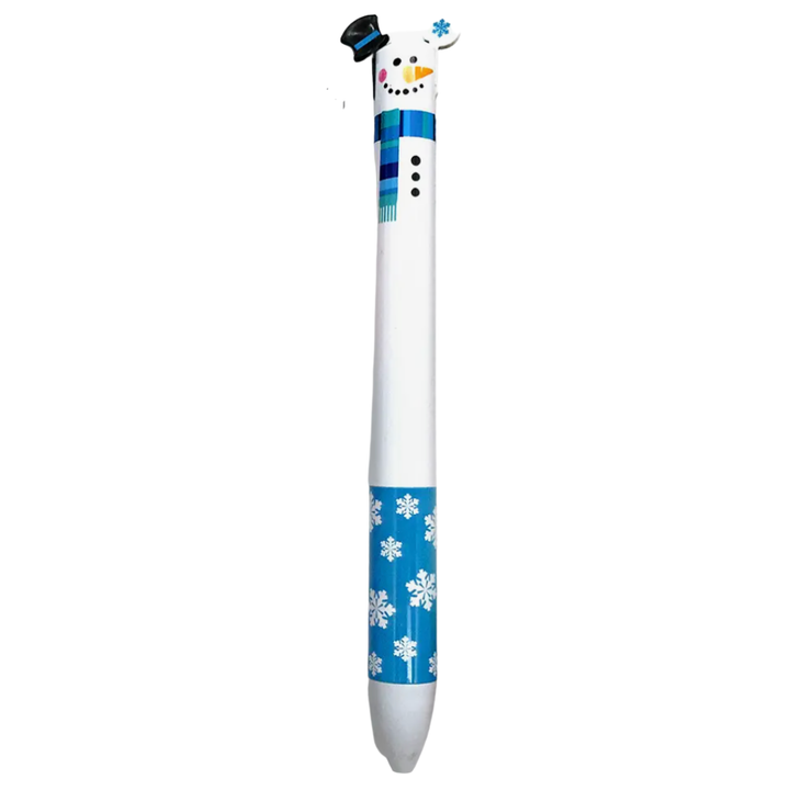 Snifty - Twice As Nice Holiday Two-Color Click Pen - 6 Styles